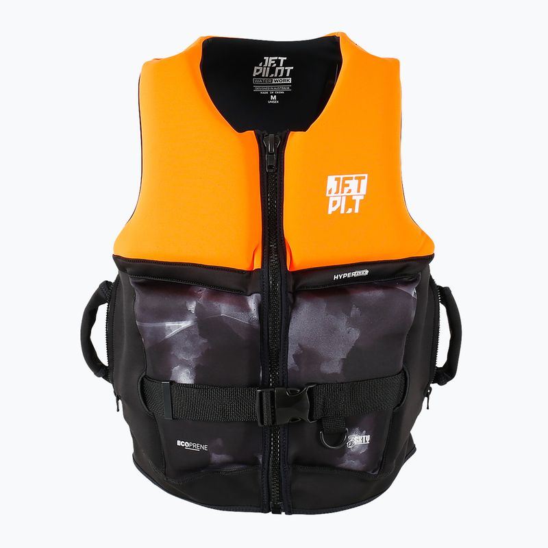 Liemenė Jetpilot 3Sxty Hyperflex S-Grip Eco L50 Vest charcoal/orange