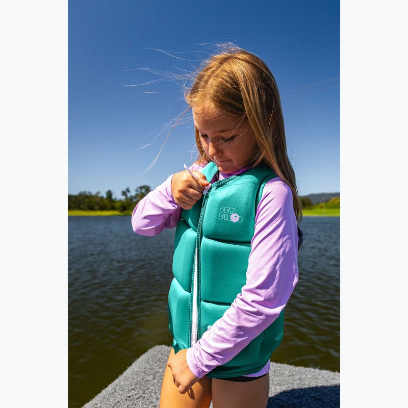 Vaikiška apsauginė liemenė Jetpilot Freeride Girls Eco teal 3