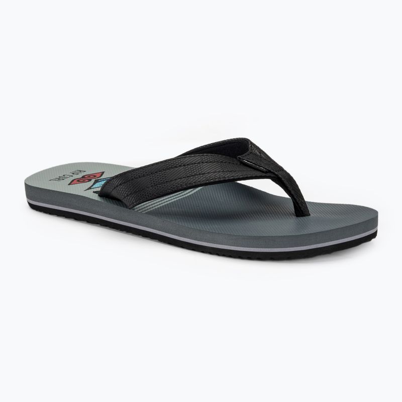 Vyriškos šlepetės per pirštą Rip Curl Ripper Open Toe black/grey