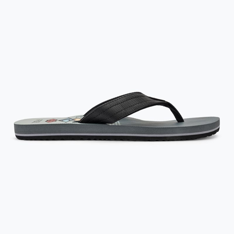 Vyriškos šlepetės per pirštą Rip Curl Ripper Open Toe black/grey 2