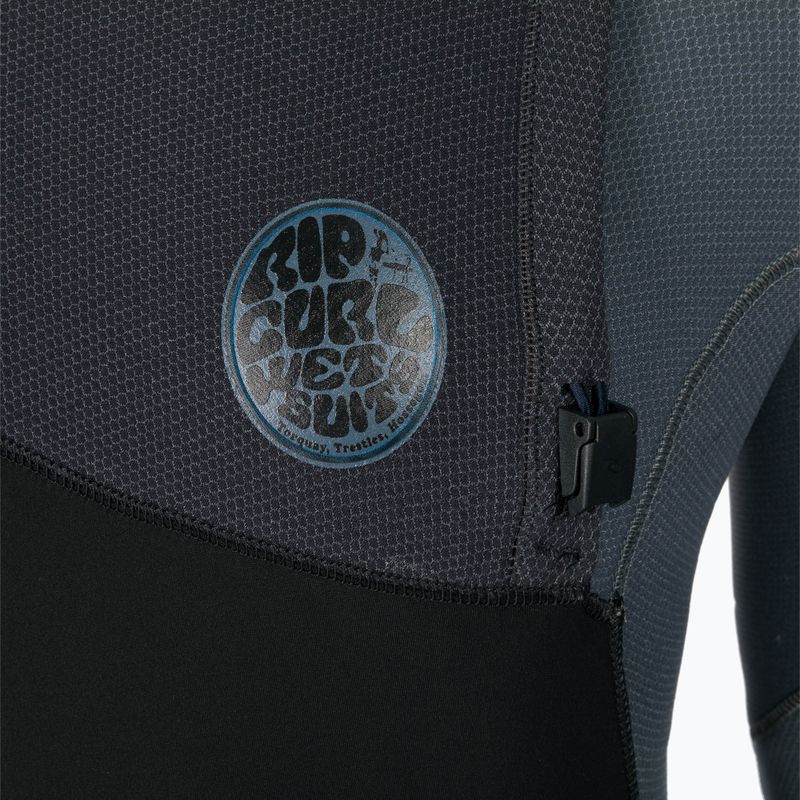 Vyriškos Rip Curl Flashbomb Zip Free 4/3mm plaukimo putos Black WSM8SF 3