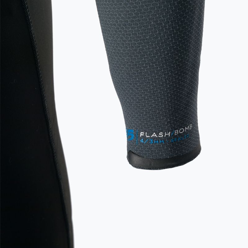 Vyriškos Rip Curl Flashbomb Zip Free 4/3mm plaukimo putos Black WSM8SF 4