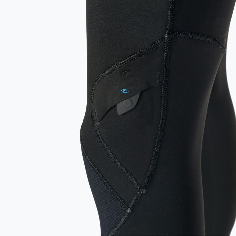 Vyriškos Rip Curl Flashbomb Zip Free 4/3mm plaukimo putos Black WSM8SF 6