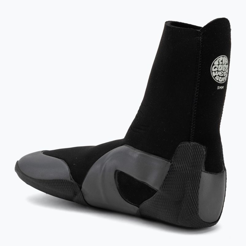 Vyriški neopreniniai batai Rip Curl Dawn Patrol 5 mm Round Toe black 3