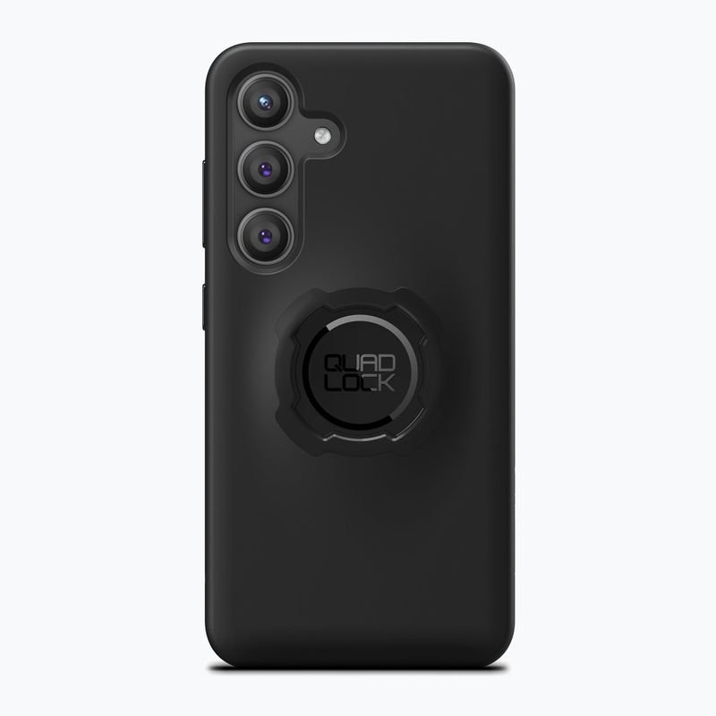 "Quad Lock" originalus telefono dėklas "Samsung Galaxy S24", juodas