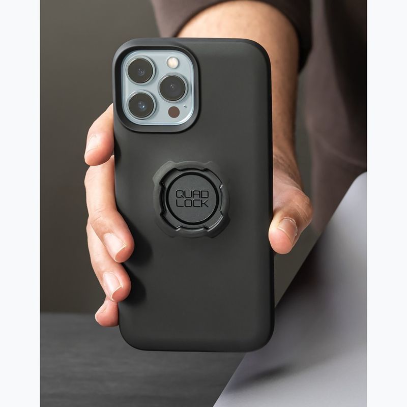 "Quad Lock" originalus telefono dėklas "iPhone 16 Pro Max", juodas 2