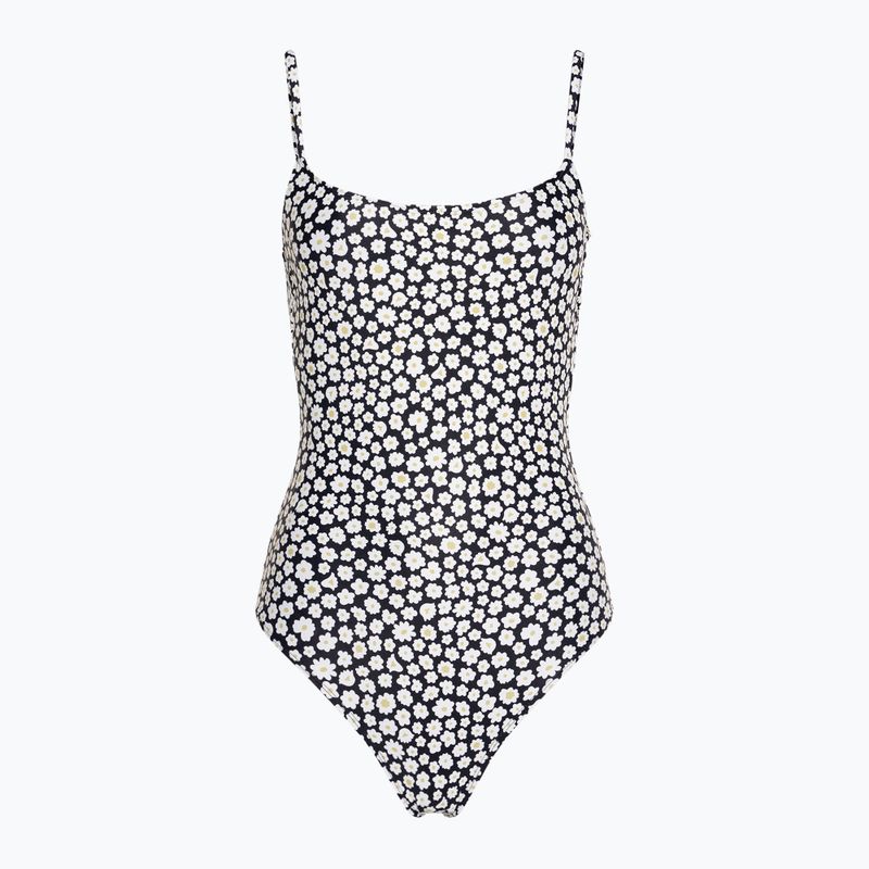 Moteriškas vientisas maudymosi kostiumėlis Hurley Daisy Fields Singlet One Piece black