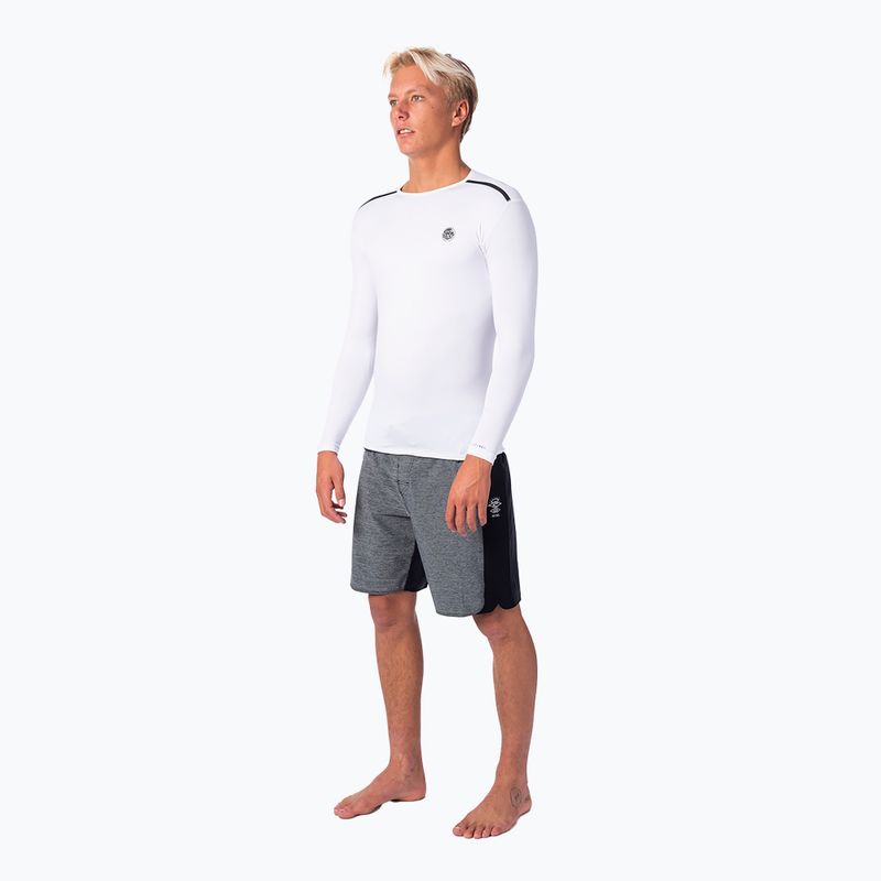 Vyriški maudymosi marškinėliai Rip Curl Tech Bomb balti WLY7JM 3