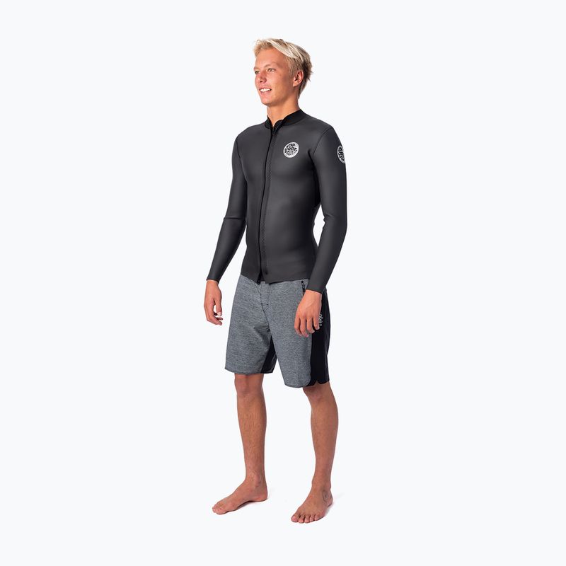Rip Curl Dawn Patrol vyriški neopreniniai marškinėliai 1.5m black WVE9MM 2