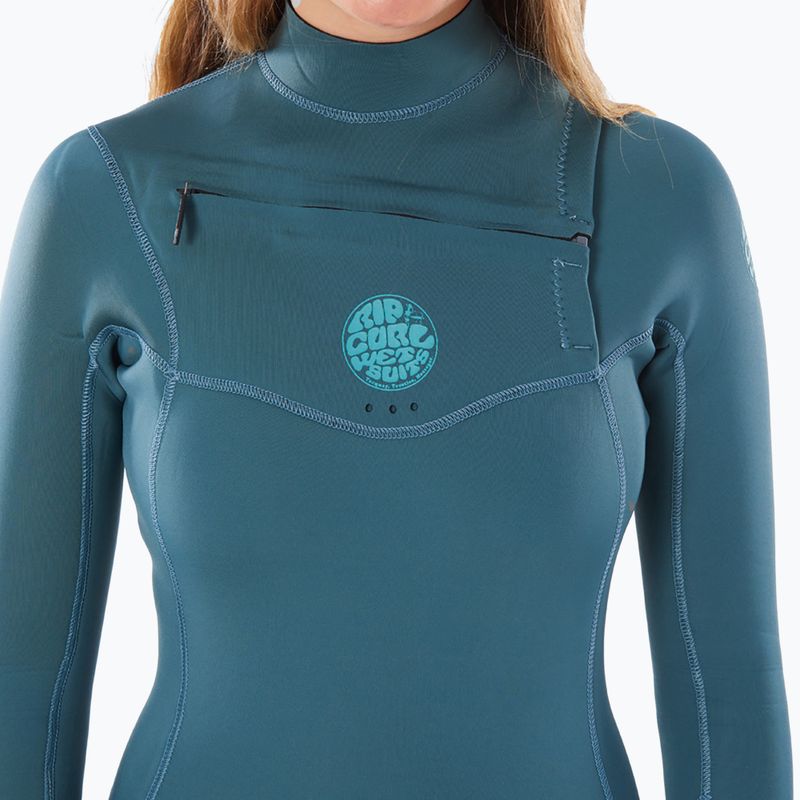Rip Curl Dawn Patrol 4/3mm GB moteriškas hidrokostiumas žalias 3