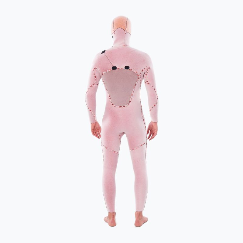 Vyriškas plaukimo hidrokostiumas Rip Curl Flashbomb 5/4mm Hooded Chest Zip black 5