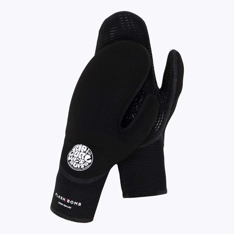 Rip Curl Flashbomb 90 7/5mm vyriškos neopreninės pirštinės juodos WGLYFF