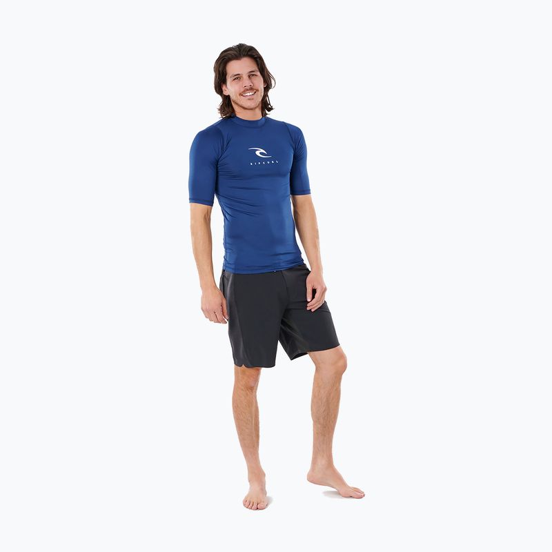 Rip Curl Corps vyriški maudymosi marškinėliai mėlyni WLE3KM 4