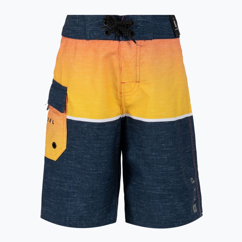 Rip Curl Dawn Patrol vaikiški maudymosi šortai tamsiai mėlyni KBOPG9