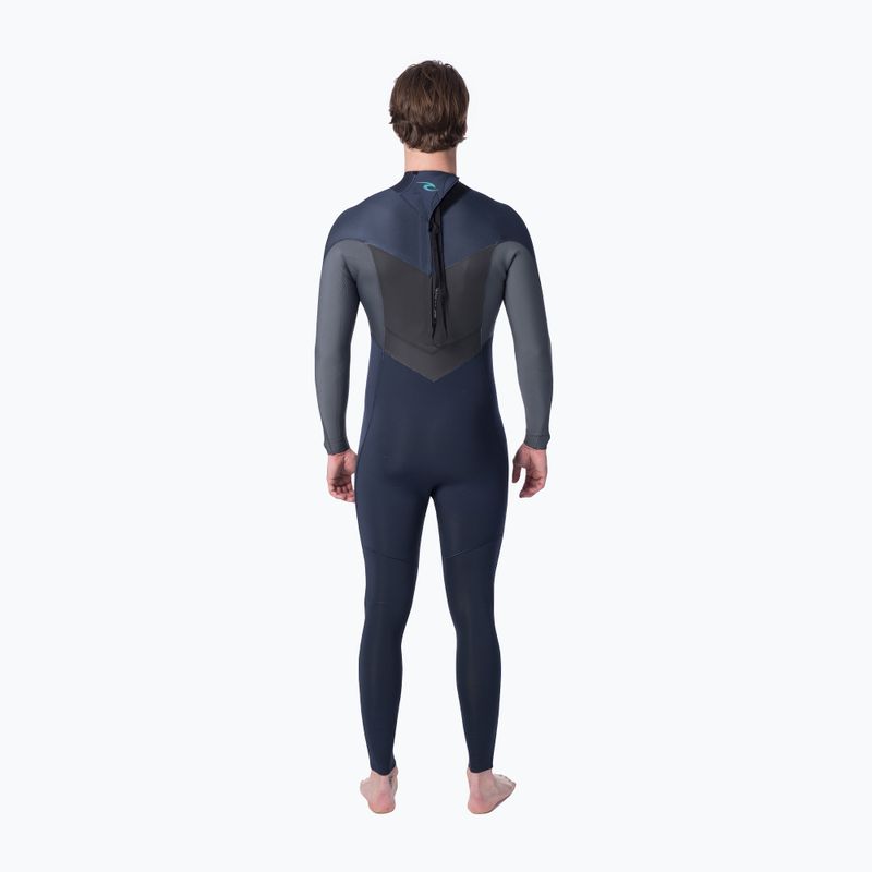 Rip Curl Dawn Patrol vyriškos 4/3 mm tamsiai mėlynos plaukimo putos WSM9EM 2