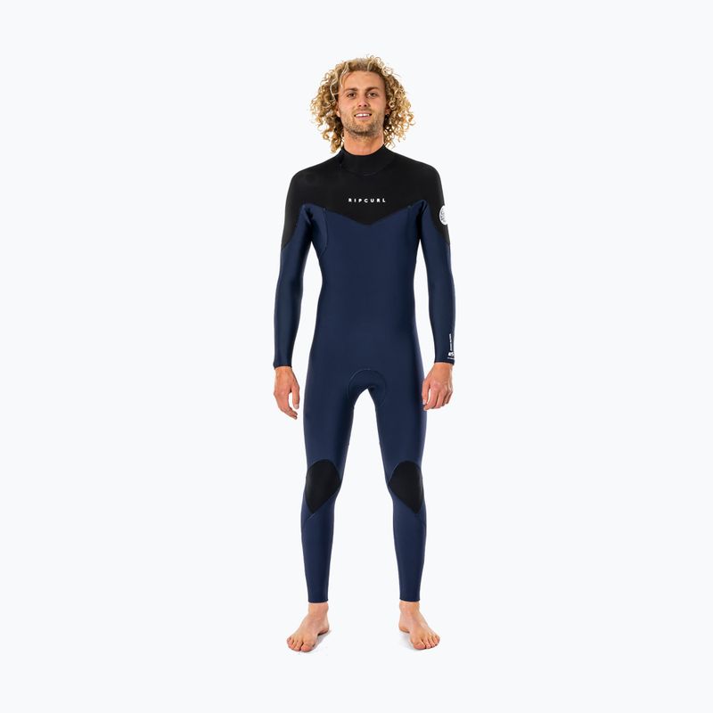 Rip Curl Dawn Patrol vyriškas 3/2 mm tamsiai mėlynas maudymosi kostiumėlis WSM9DM 3
