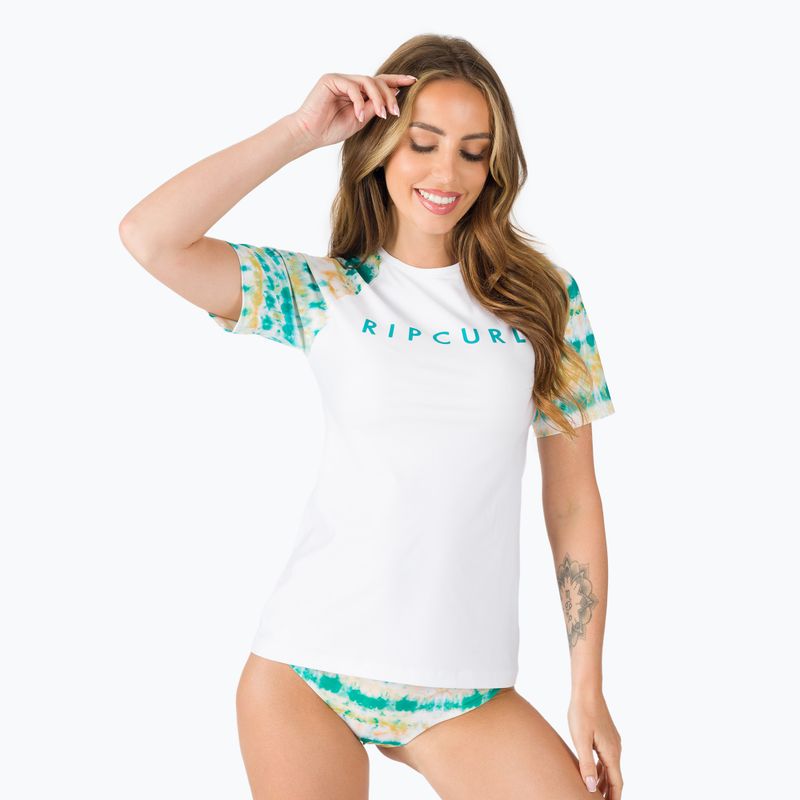 Rip Curl Summer Breeze moteriški maudymosi marškinėliai balti 118WRV