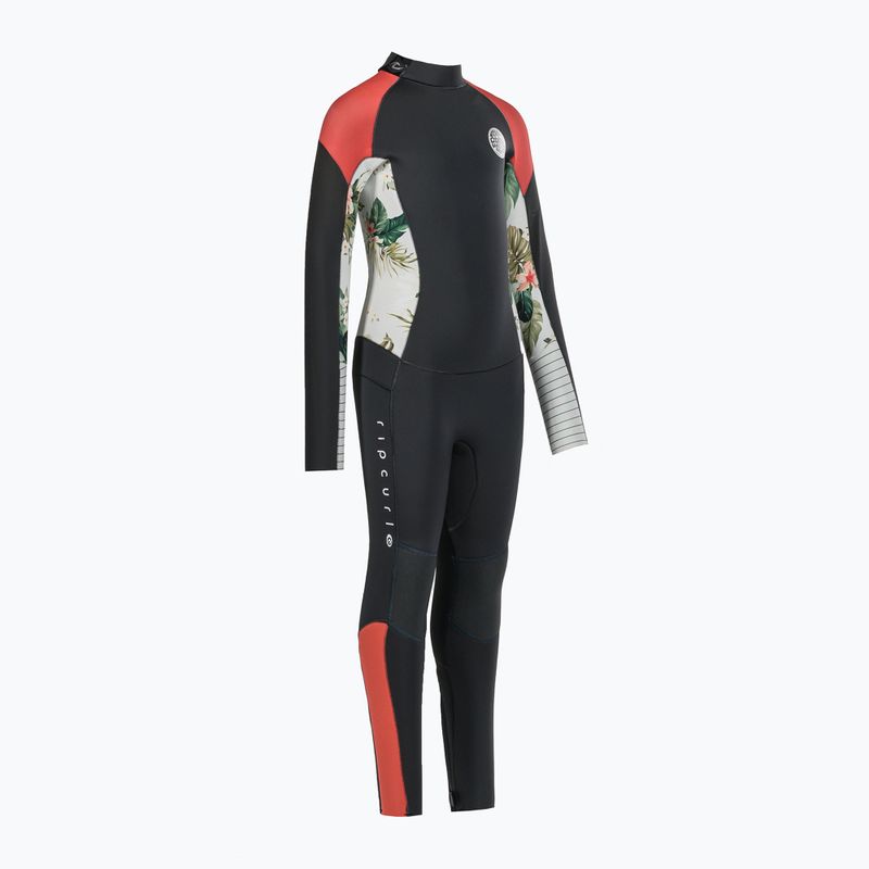 Rip Curl Dawn Patrol vaikiškos plaukimo putos 3/2 mm juodos WSM8EJ