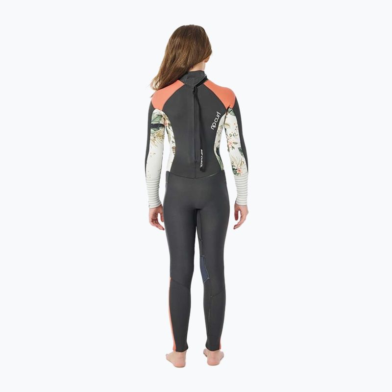 Rip Curl Dawn Patrol vaikiškos plaukimo putos 3/2 mm juodos WSM8EJ 7