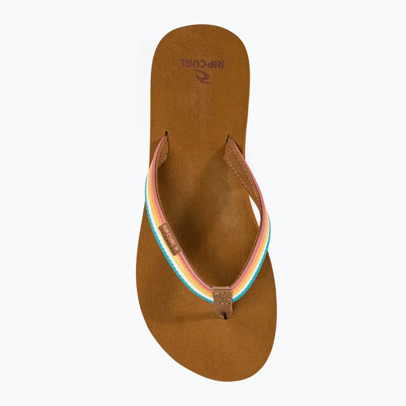 Moteriškos šlepetės per pirštą Rip Curl Freedom Bloom Open Toe multicolor 5