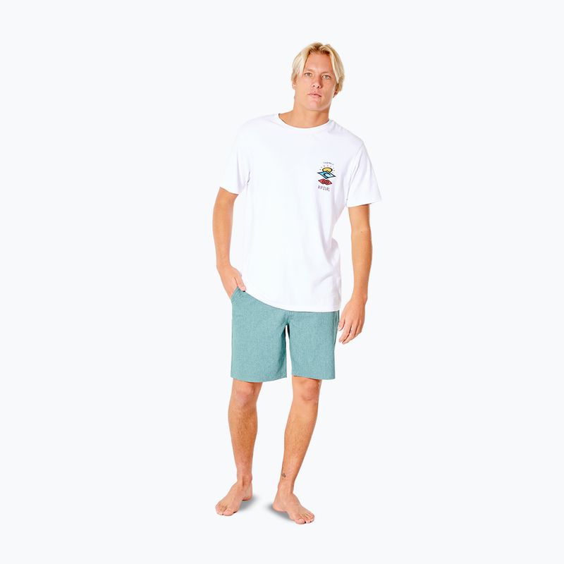 Rip Curl Boardwalk Oceanside žali vyriški maudymosi šortai CWANV9 2