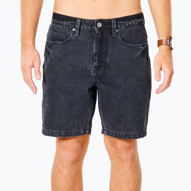 Rip Curl vyriški Washed Black Denim Walkshort šortai black CWAOL9