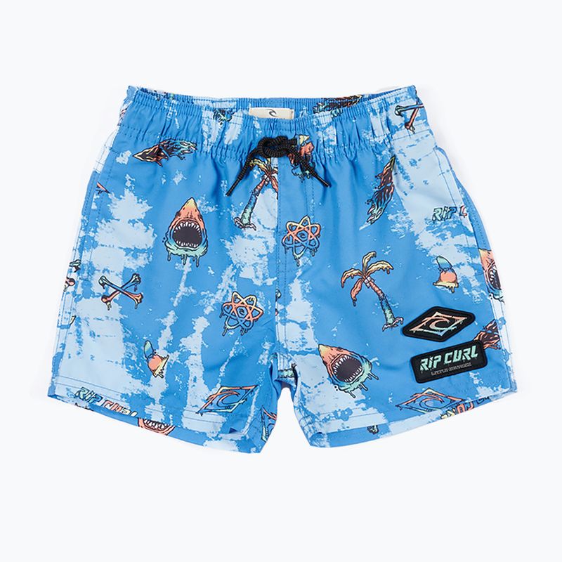 Rip Curl Little Savages Volley-Boy vaikiški plaukimo šortai 8000 blue OBOEM9