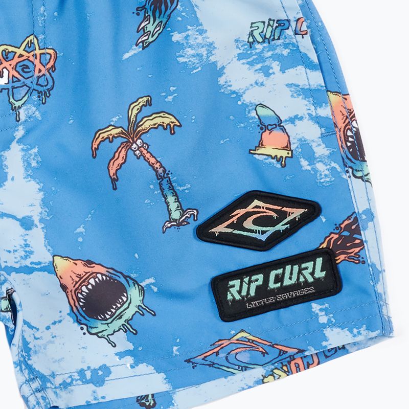 Rip Curl Little Savages Volley-Boy vaikiški plaukimo šortai 8000 blue OBOEM9 3