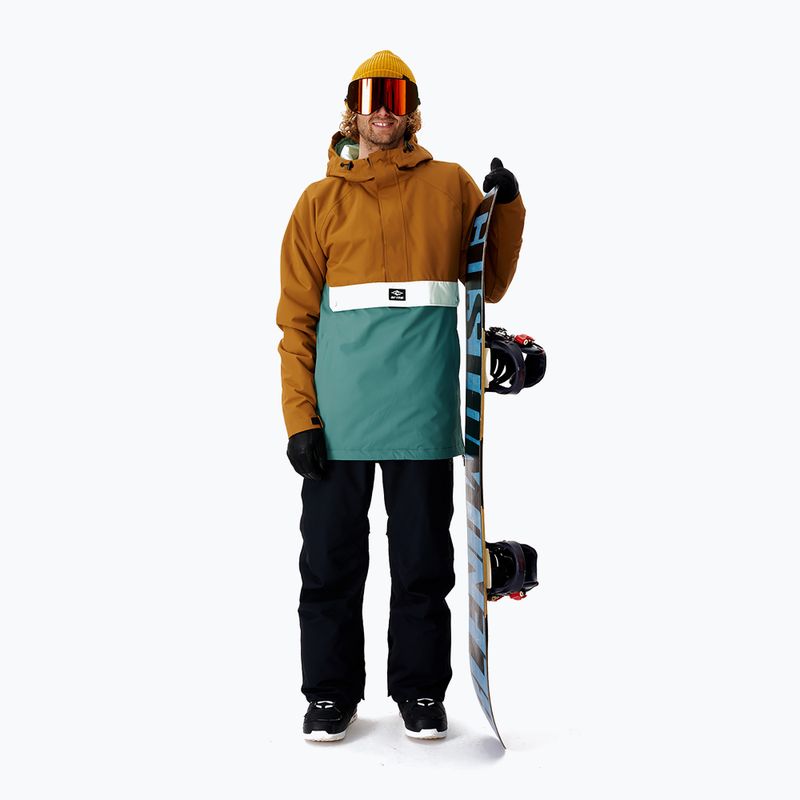 Vyriška Rip Curl Primative rudai žalia snieglenčių striukė 000MOU 146 6