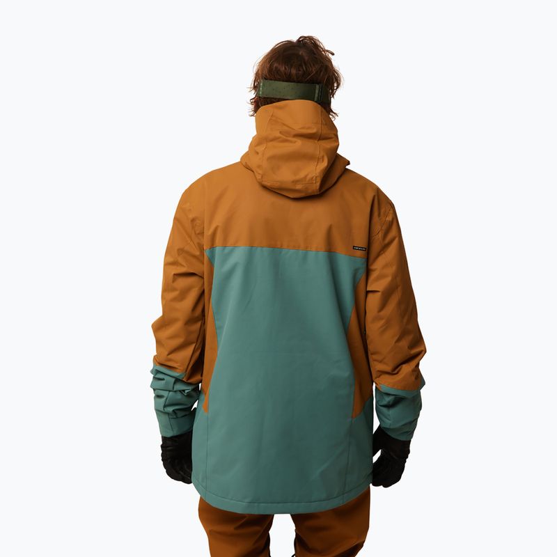 Vyriška snieglenčių striukė Rip Curl Pinnacle žaliai rudos spalvos 004MOU 146 3
