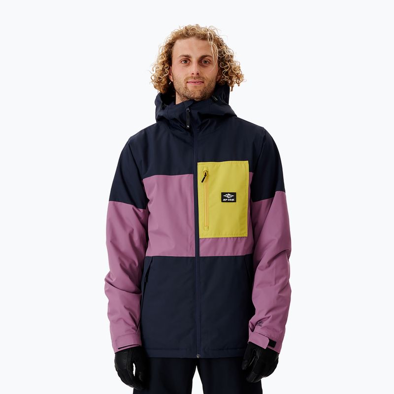 Rip Curl Notch Up vyriška snieglenčių striukė tamsiai mėlyna ir violetinė 005MOU 49