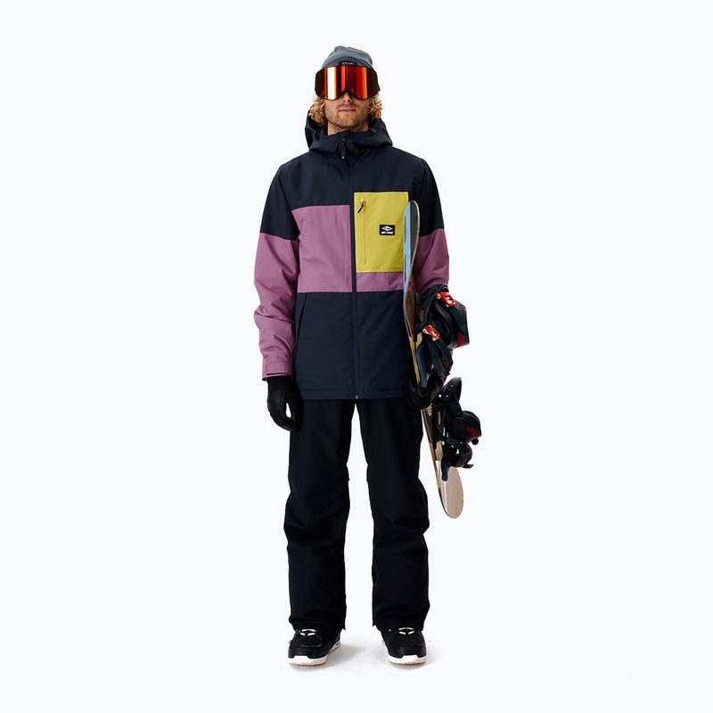 Rip Curl Notch Up vyriška snieglenčių striukė tamsiai mėlyna ir violetinė 005MOU 49 5