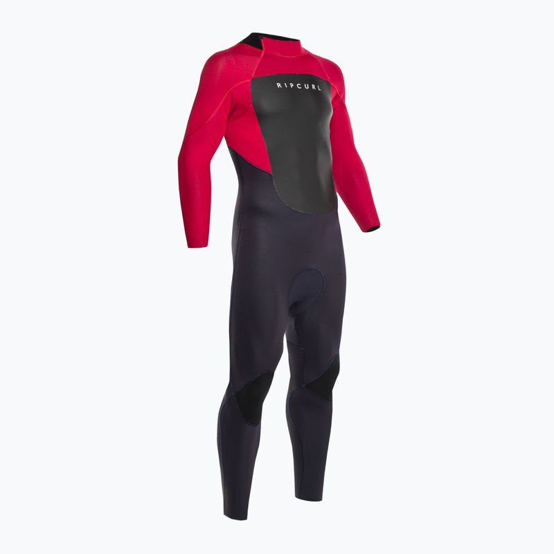 Vyriškos Rip Curl Omega 4/3 mm GB B/Zip 70 pilkai mėlynos plaukimo putos 112MFS