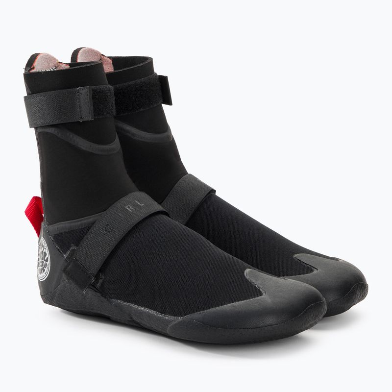 Vyriški Rip Curl Flashbomb 5mm Round Toe neopreniniai batai black 4