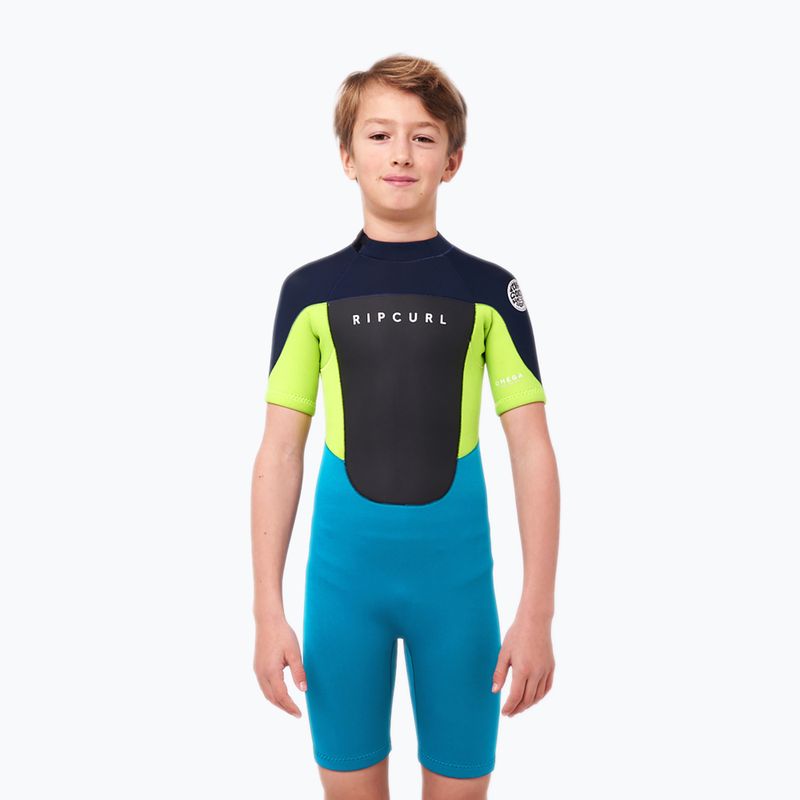 Rip Curl Omega B/Zip Spring 49 mėlynas/mėlynas vaikiškas hidrokostiumas 113BSP