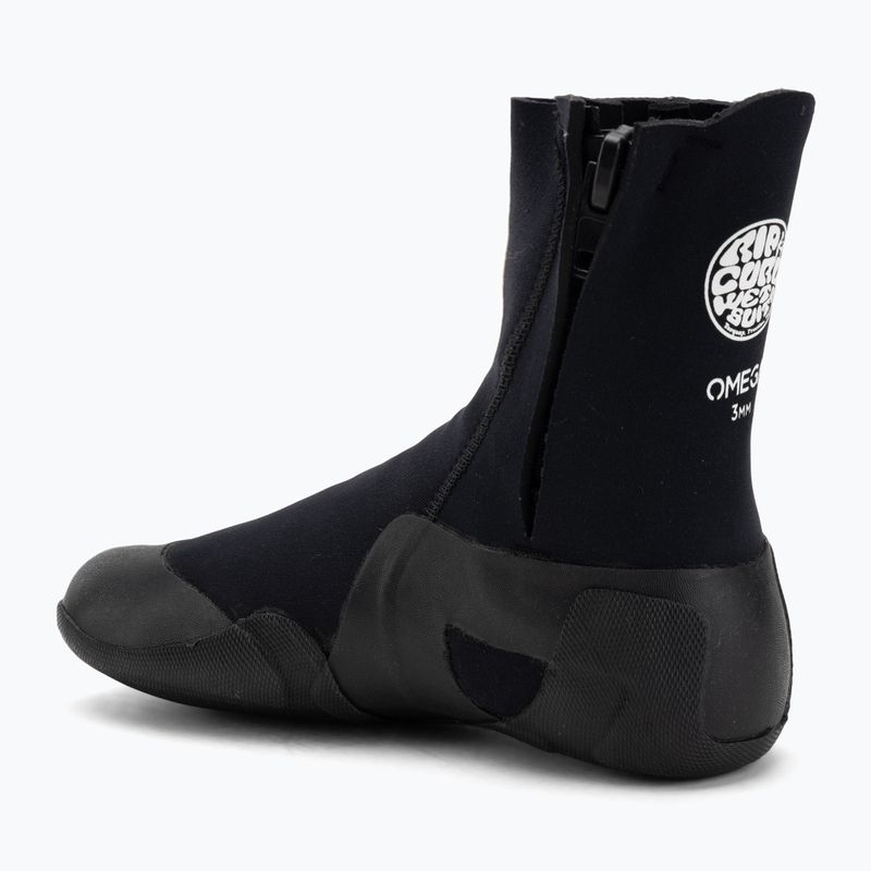 Neopreno batai Rip Curl Omega 3mm Round Toe With Zip black 3