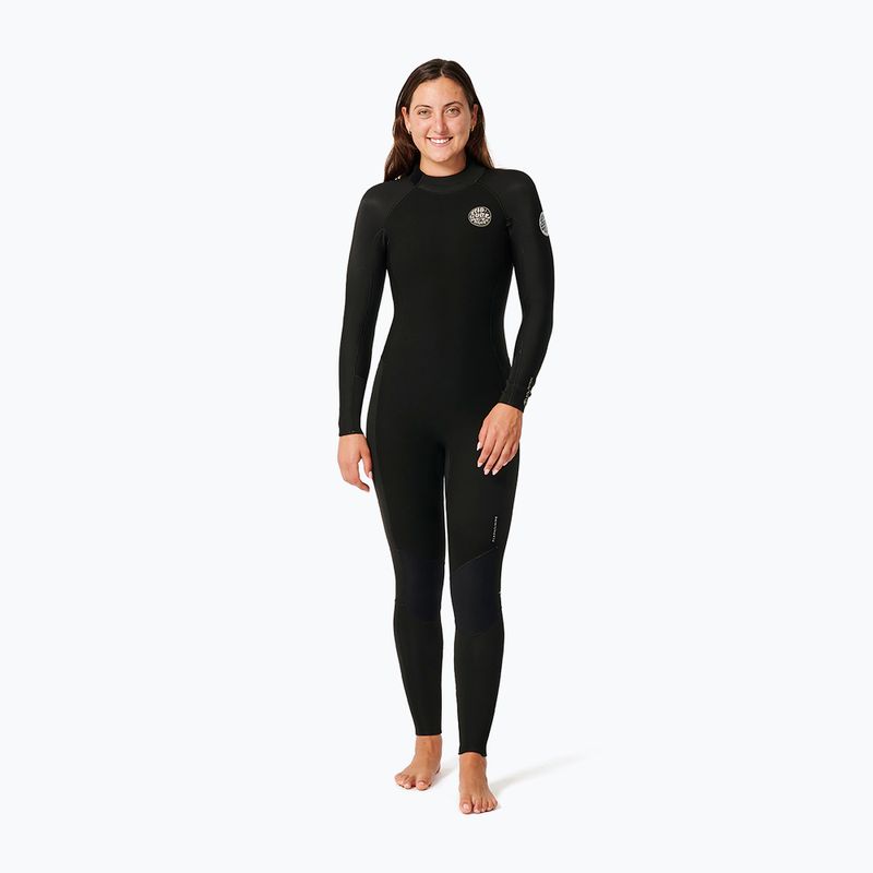 Rip Curl Dawn Patrol 4/3 mm BZ black moteriškas hidrokostiumas