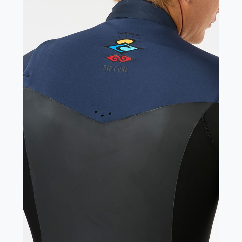 Vyriška Rip Curl Dawn Patrol 3/2 mm Chest Zip dark navy plaukimo puta 6