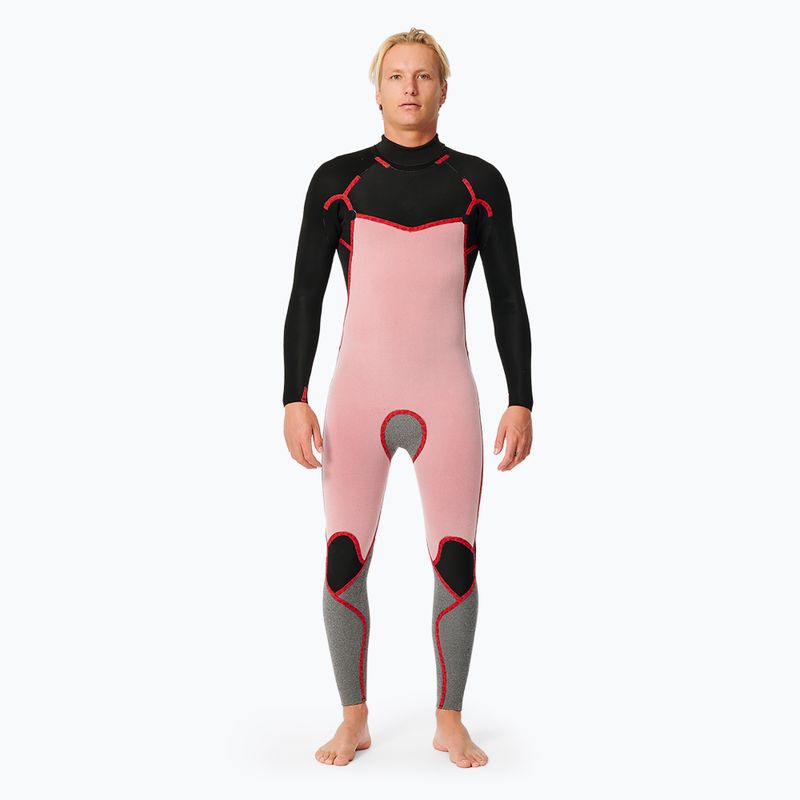 Vyriškas plaukimo hidrokostiumas Rip Curl D/Patrol 3/2 mm GB B/Zip Stmr black 3