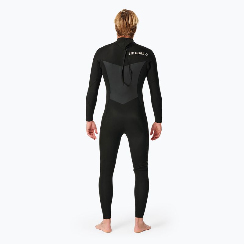 Vyriškas plaukimo hidrokostiumas Rip Curl D/Patrol 3/2 mm GB B/Zip Stmr black 4