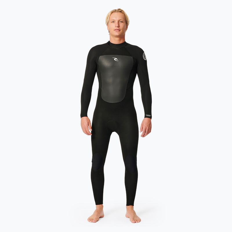 Vyriškas plaukimo hidrokostiumas Rip Curl Omega 3/2 mm Gb Bz Steamer black