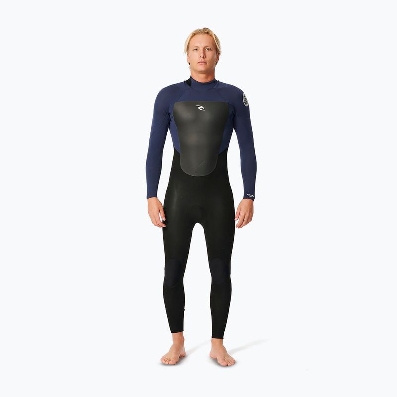 Vyriškas plaukimo hidrokostiumas Rip Curl Omega 3/2 mm Back Zip slate