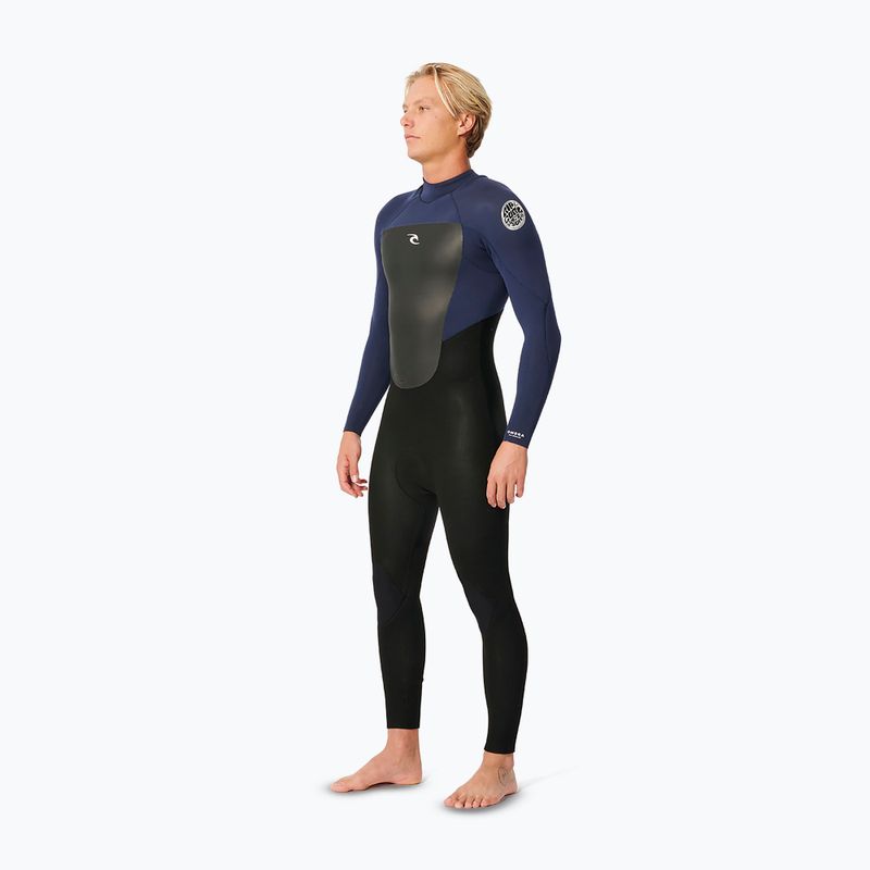 Vyriškas plaukimo hidrokostiumas Rip Curl Omega 3/2 mm Back Zip slate 3