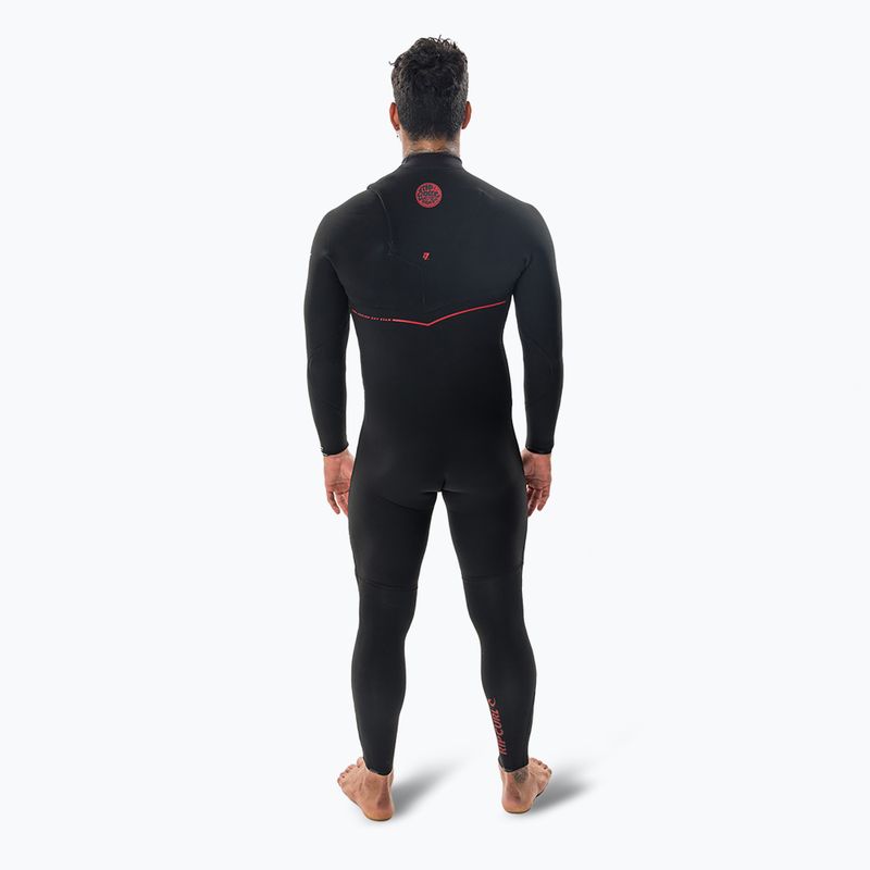 Vyriškas plaukimo hidrokostiumas Rip Curl Flashbomb Fusion 3/2mm Zip Free black 2