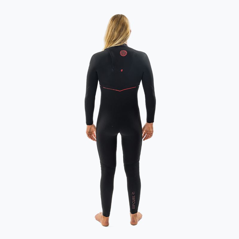 Moteriškas plaukimo hidrokostiumas Rip Curl Flashbomb Fusion 5/3mm Zip Free black 2