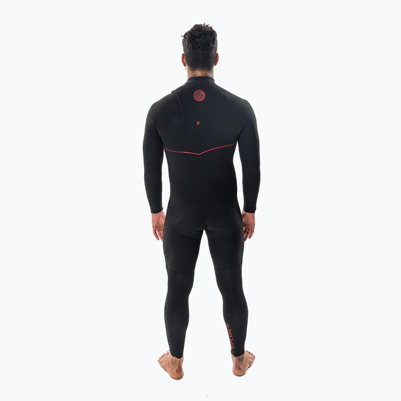 Vyriškas plaukimo hidrokostiumas Rip Curl Flashbomb Fusion 5/3mm Zip Free black 2