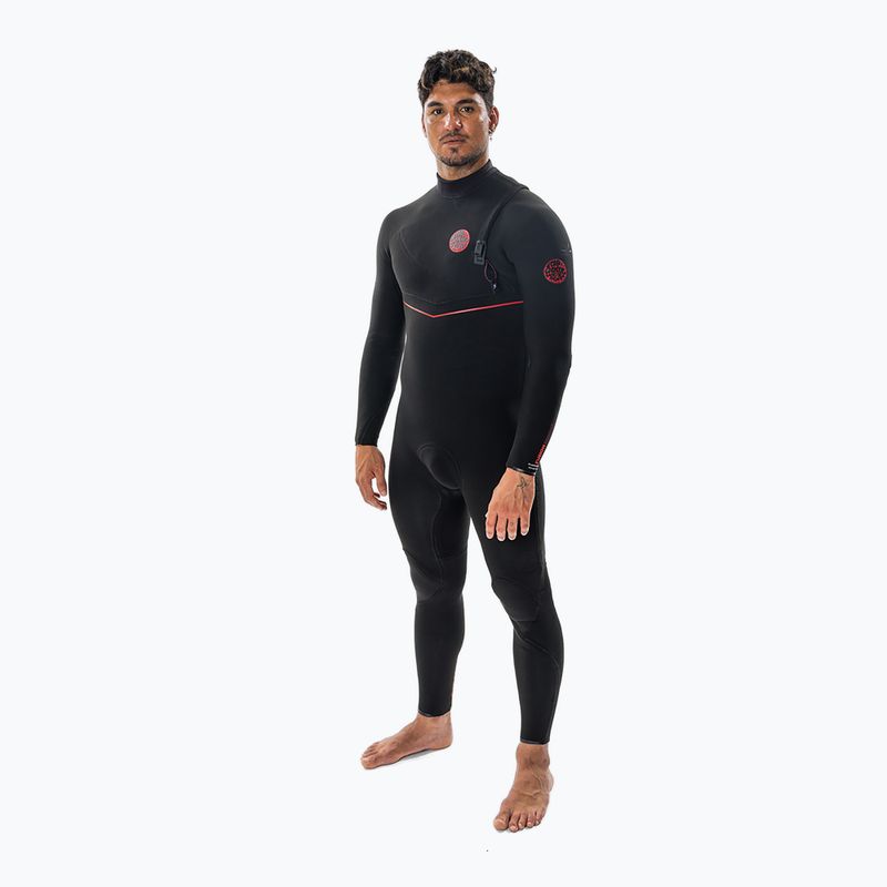 Vyriškas plaukimo hidrokostiumas Rip Curl Flashbomb Fusion 5/3mm Zip Free black 3