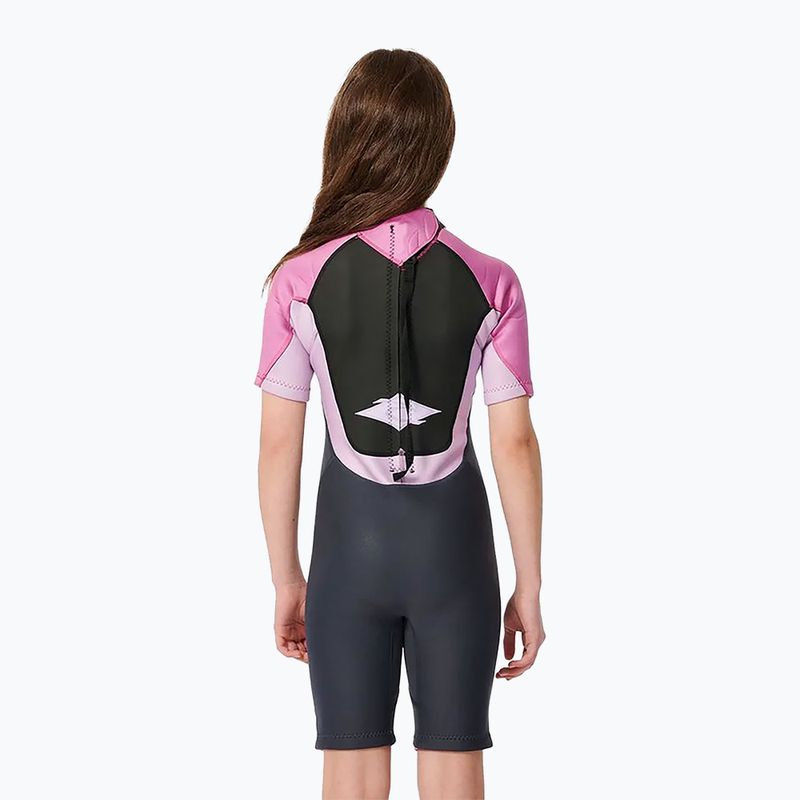 Vaikiškas hidrokostiumas Rip Curl Omega Back Zip Spring 2 mm purple 3