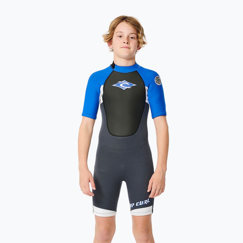 Vaikiškas hidrokostiumas Rip Curl Omega Back Zip Spring 2 mm blue 8