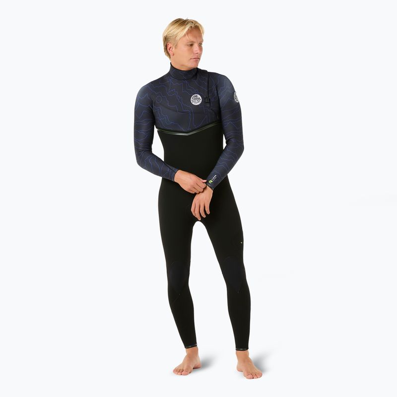 Vyriškas plaukimo hidrokostiumas Rip Curl E Bomb 4/3 mm Zip Free wild berry 3
